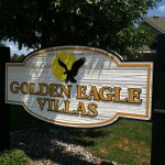 Monument Signs Sandblasted Golden Eagle